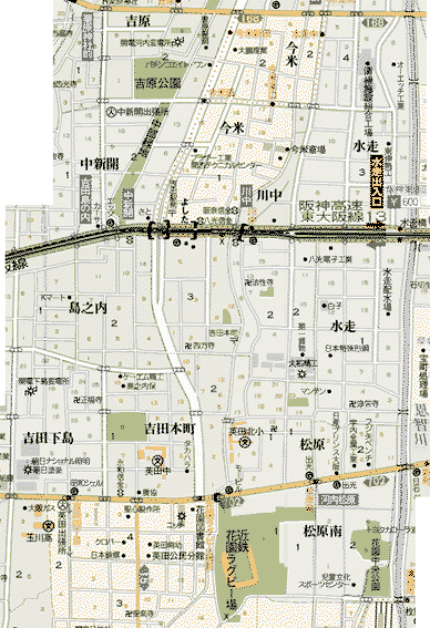 eastosaka map